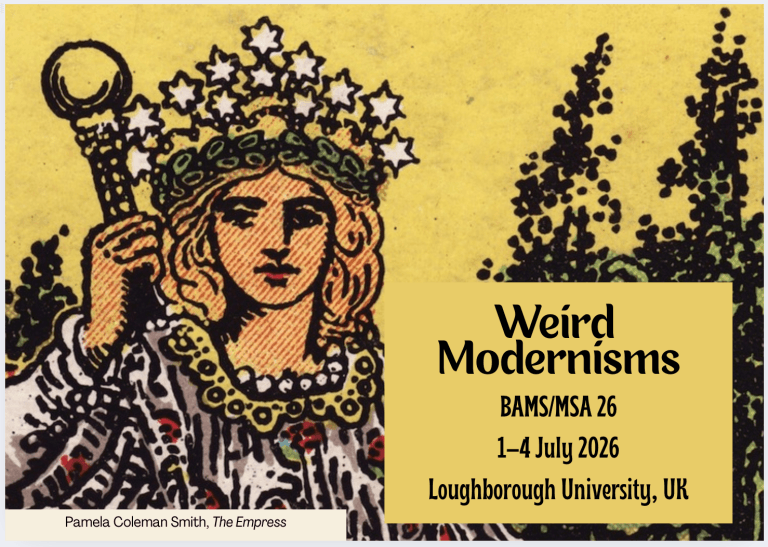 Weird Modernisms Conference: July 2026